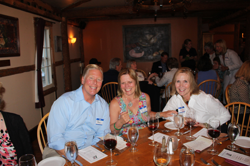 Brian Roberts with Mary Jo Reinhard and Susan Eagle