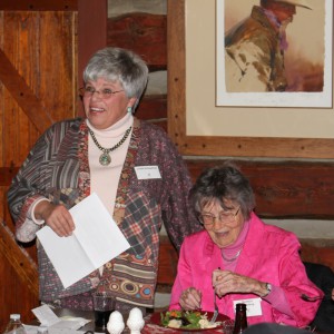 Linda Kirkpatrick and Barbara Sternberg presenting