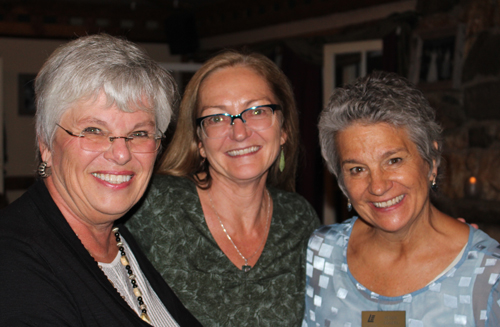 Linda Kirpatrick with Kelly Haley and Peggy Eggers