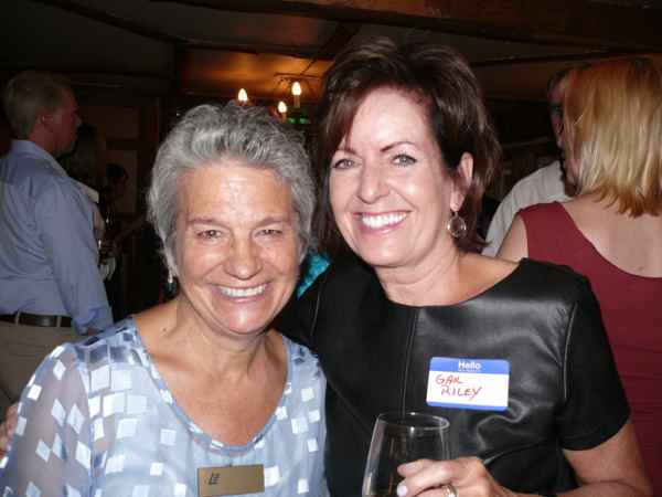 Peggy Eggers and Gail Riley