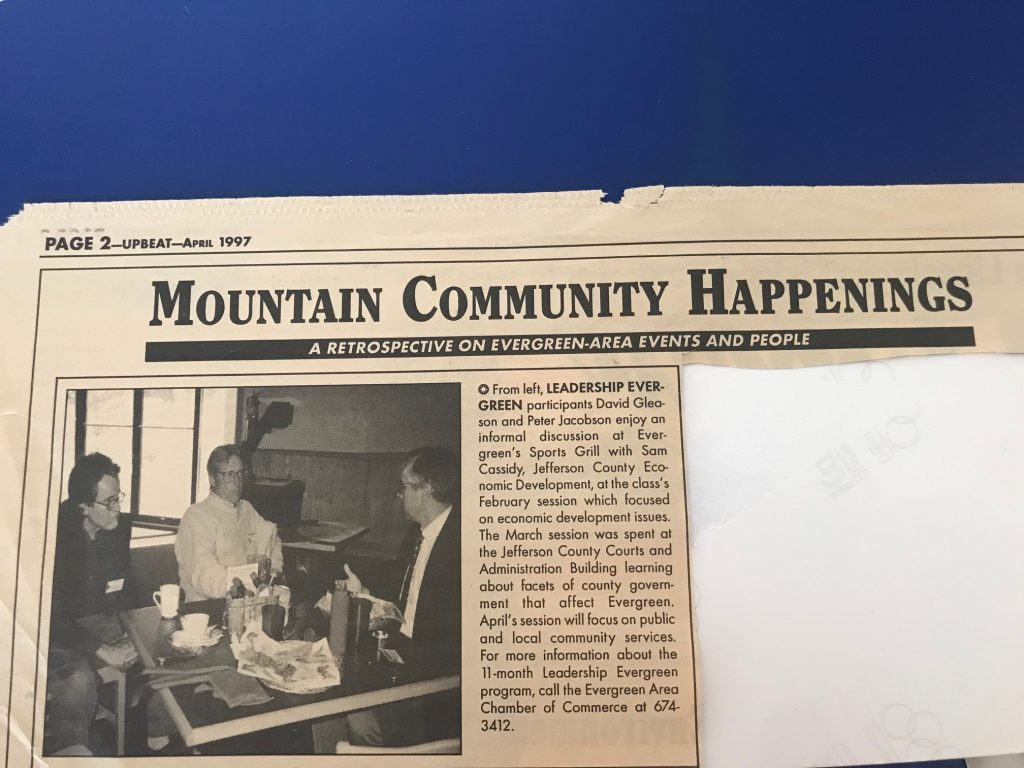 Mountain Community Happenings April 1997 Article