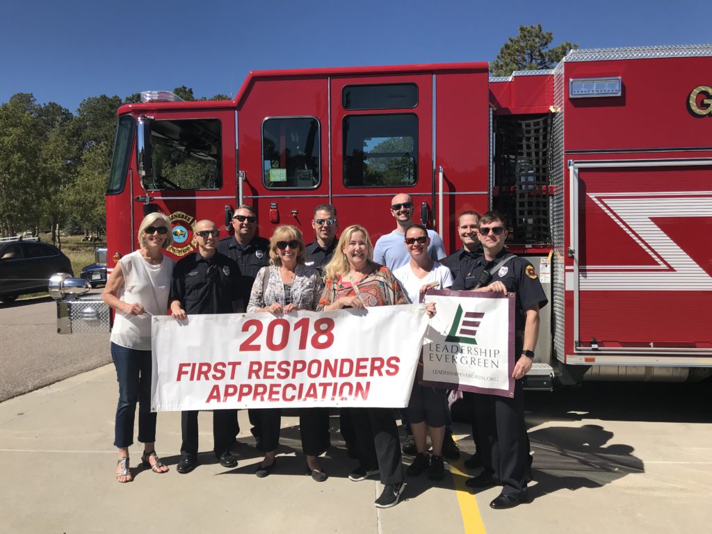 The Class of 2017 shows appreciation for First Responders.